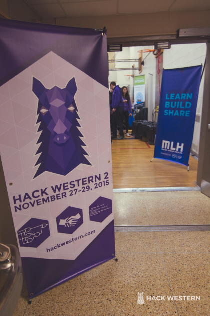 Signage at Hack Western 2